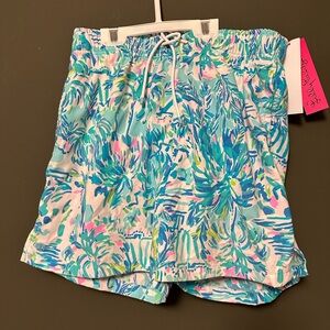 Men’s Lily Pulitzer Tropical Print Bathing Suit NWT Size S